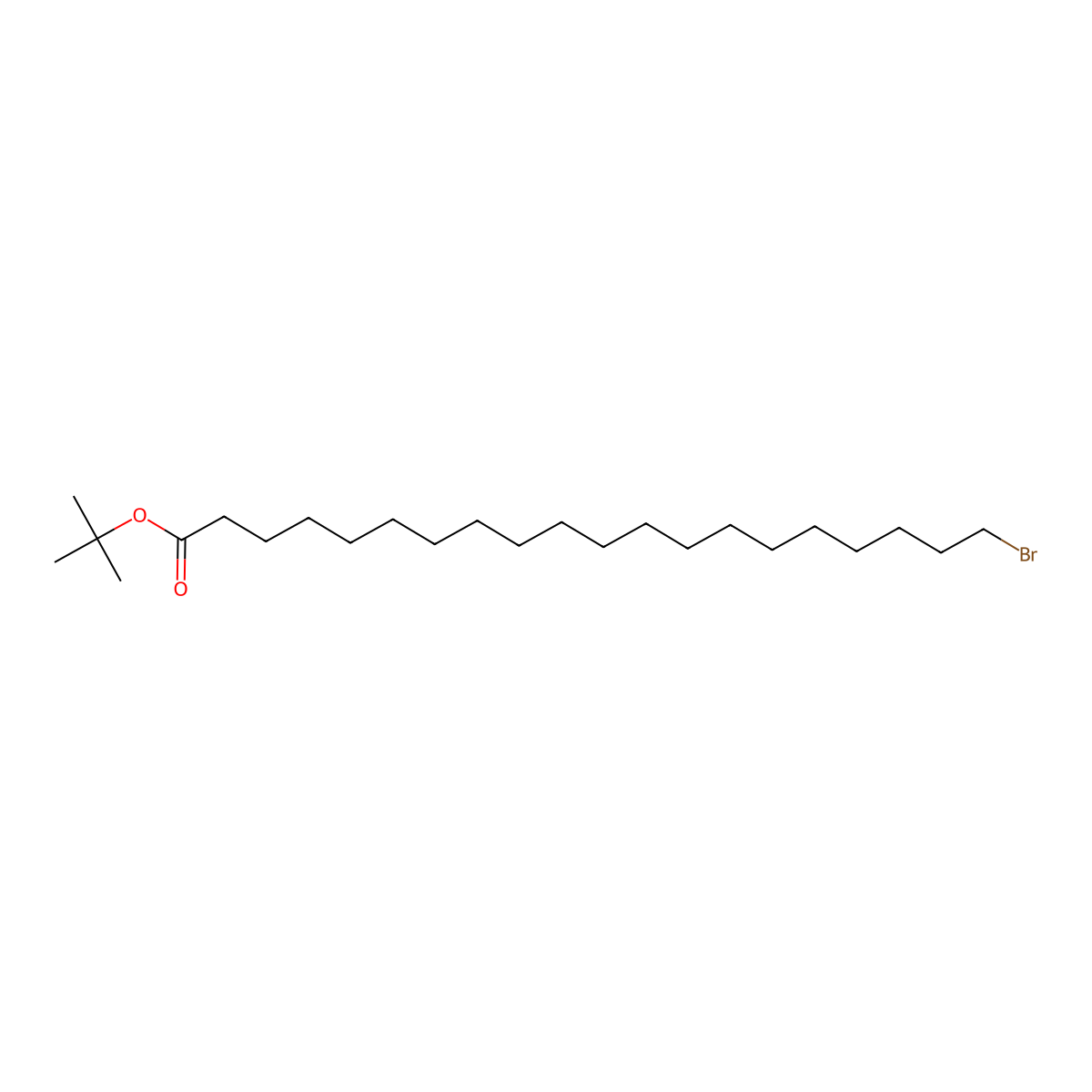 tert-Butyl 20-bromoicosanoate molecular structure, CAS 1642333-07-0