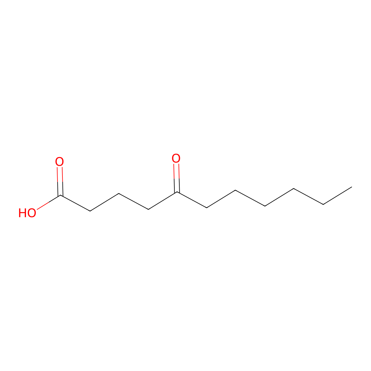 5-Oxoundecanoic acid molecular structure, CAS 16424-28-5