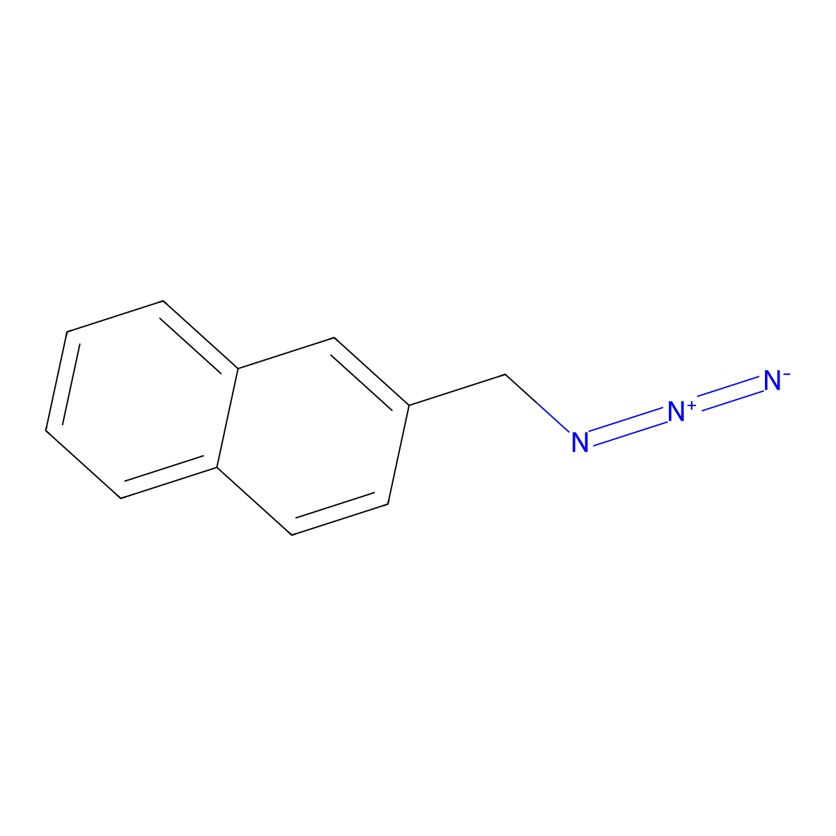 2-(Azidomethyl)naphthalene molecular structure, CAS 164269-42-5