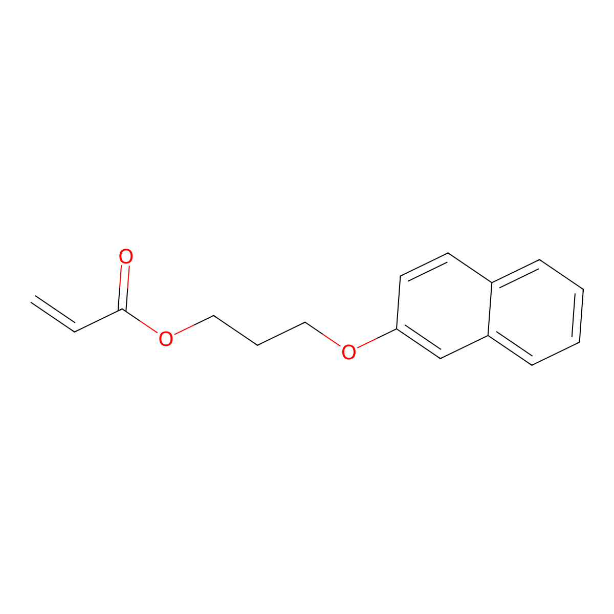 3-(Naphthalen-2-yloxy)propyl acrylate molecular structure, CAS 1642857-58-6