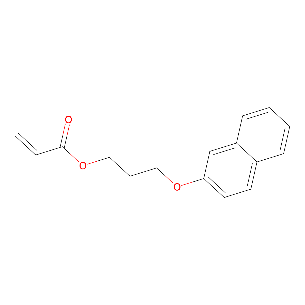 3-(Naphthalen-2-yloxy)propyl acrylate molecular structure, CAS 1642857-58-6