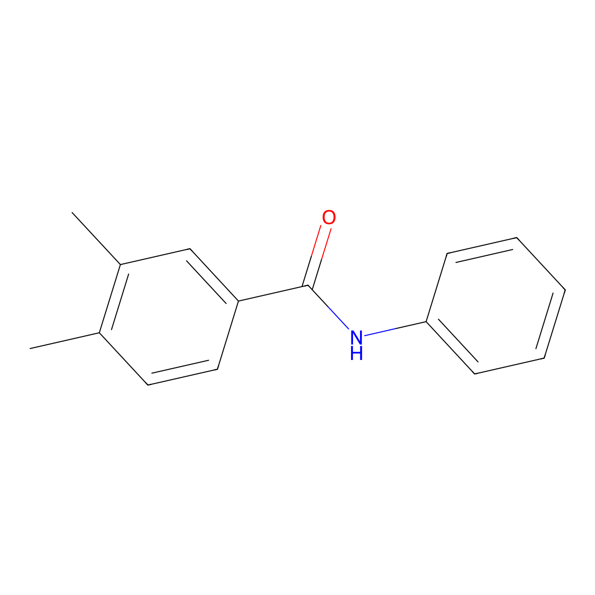3,4-dimethyl-N-phenylbenzamide molecular structure, CAS 164290-86-2