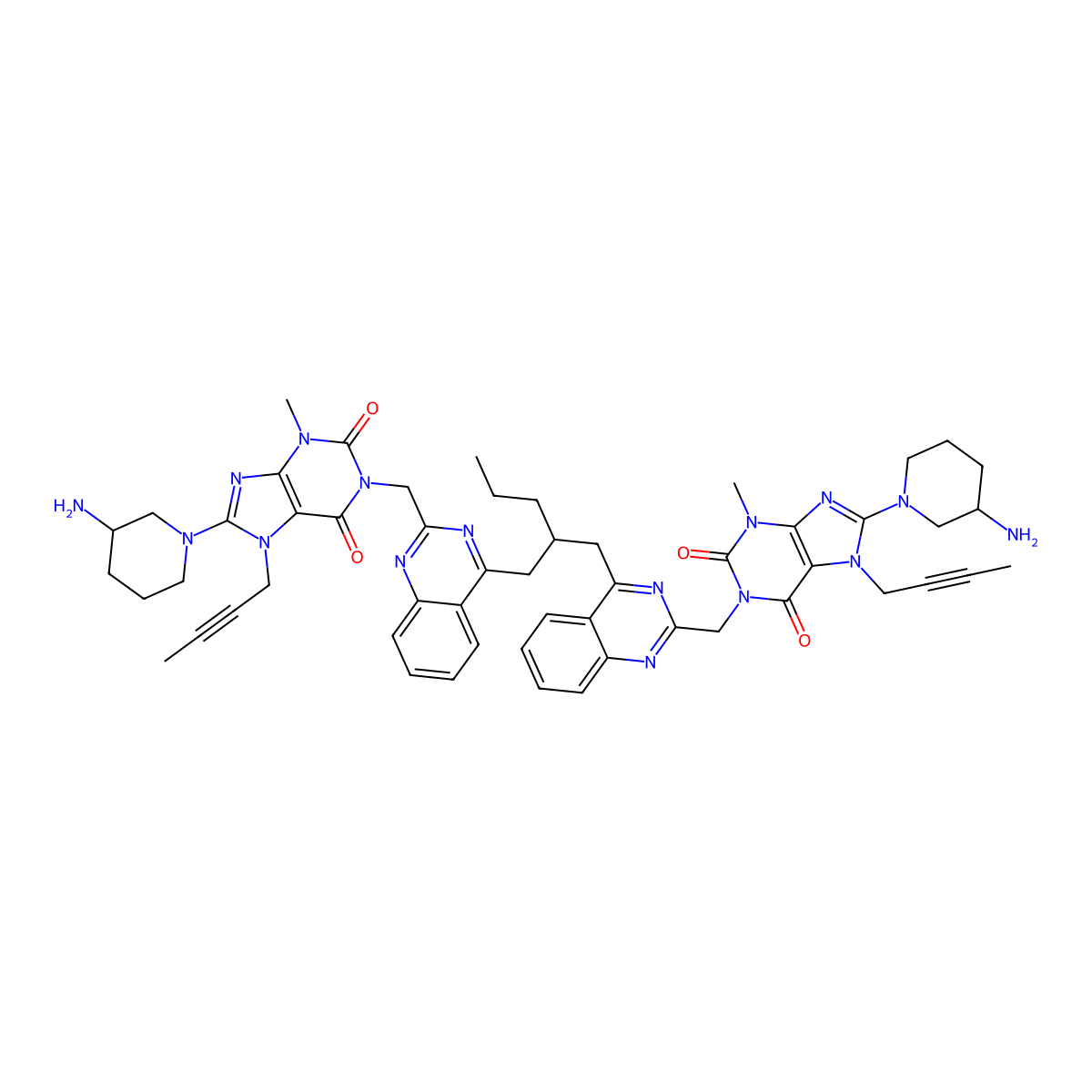 Linagliptin Dimer Impurity 6 molecular structure, CAS 1643364-41-3