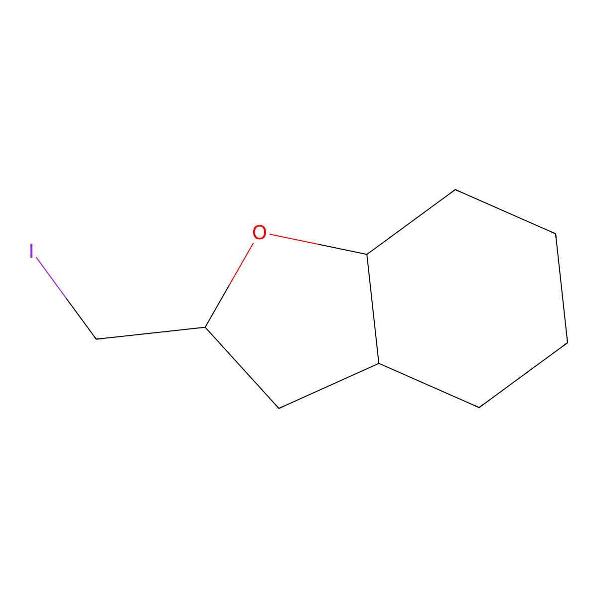 2-(Iodomethyl)-octahydro-1-benzofuran molecular structure, CAS 1643386-07-5