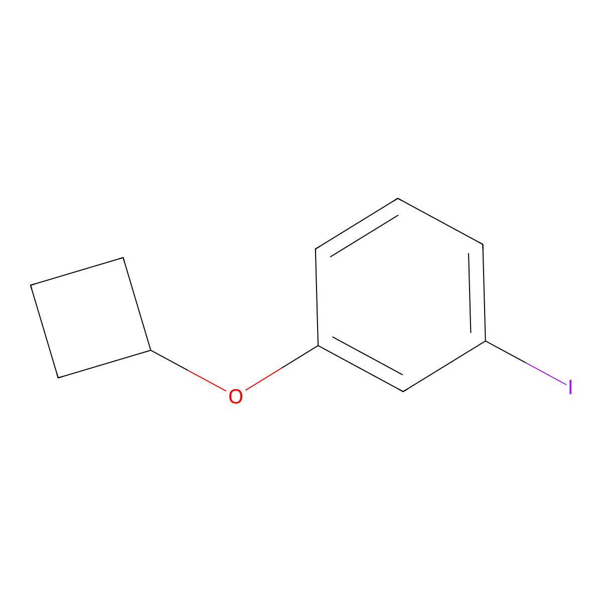 1-Cyclobutoxy-3-iodobenzene molecular structure, CAS 1643457-27-5