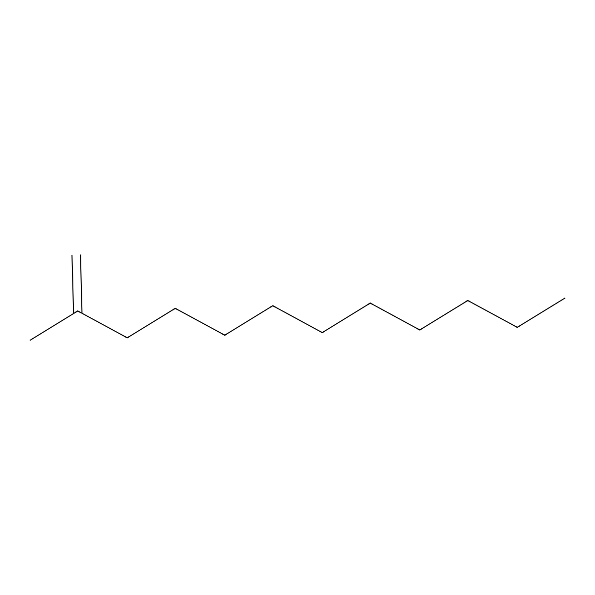 2-Methyldodec-1-ene molecular structure, CAS 16435-49-7