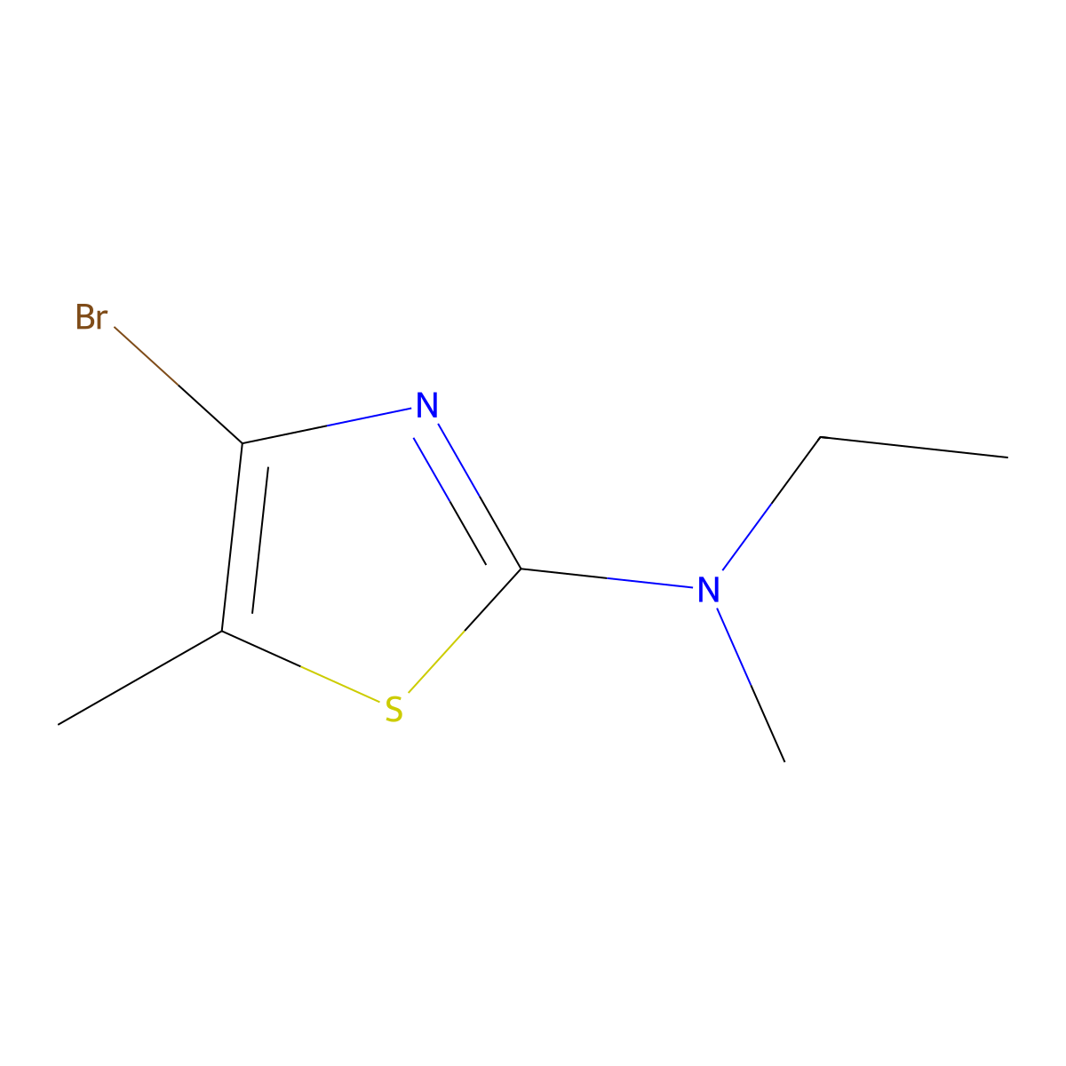 4-Bromo-5-methyl-2-(methylethylamino)thiazole molecular structure, CAS 1643543-03-6