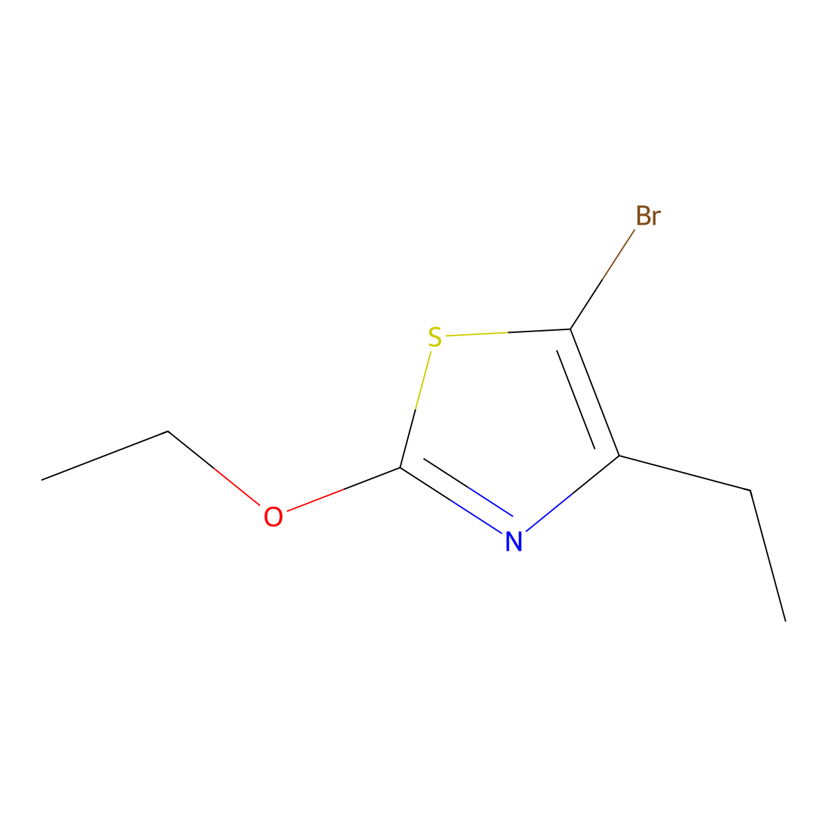 5-Bromo-4-ethyl-2-ethoxythiazole molecular structure, CAS 1643543-11-6