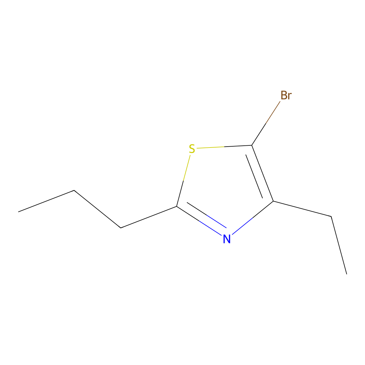 5-Bromo-4-ethyl-2-(n-propyl)thiazole molecular structure, CAS 1643543-28-5
