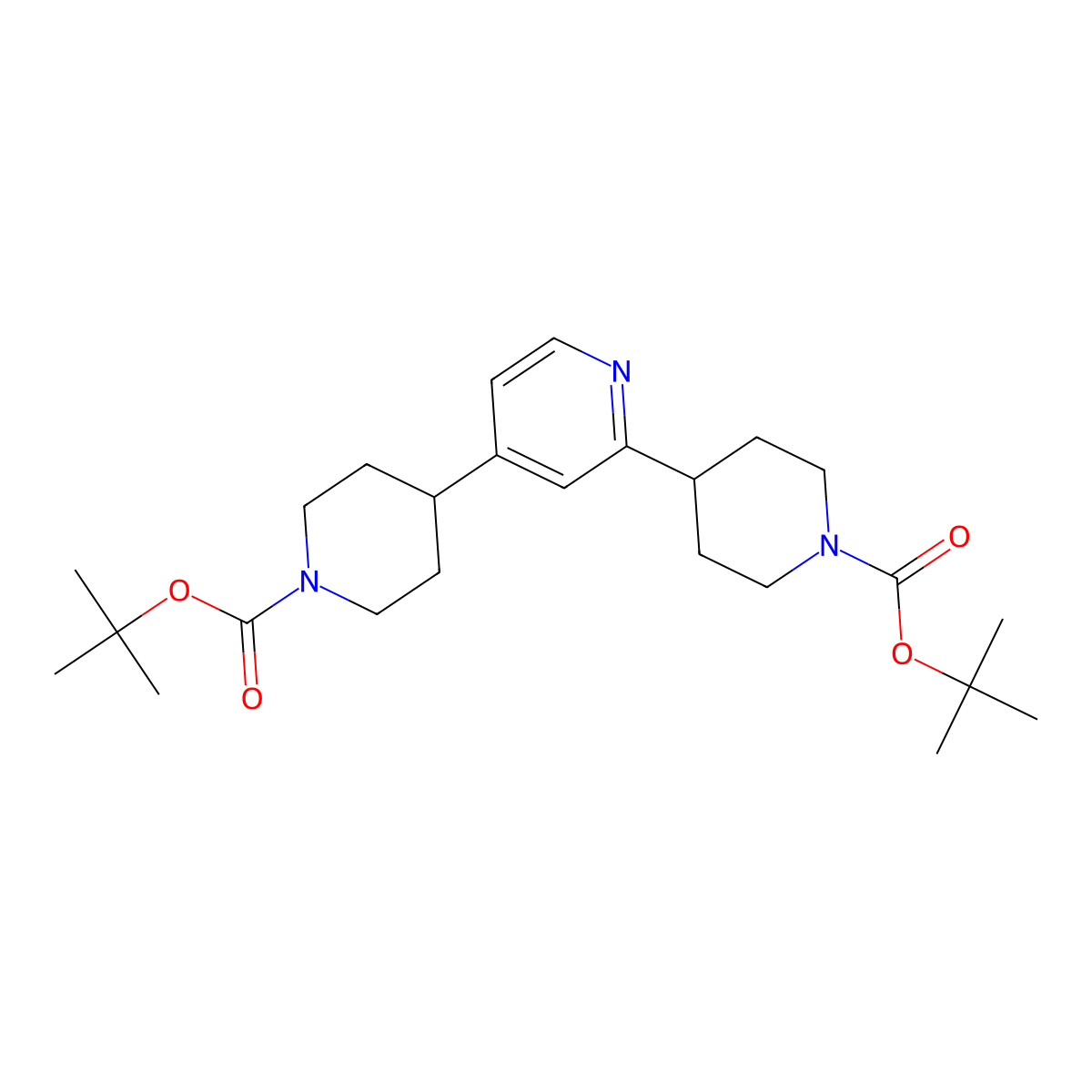 2,4-DI(N-Boc-piperidin-4-YL)pyridine molecular structure, CAS 1643543-79-6