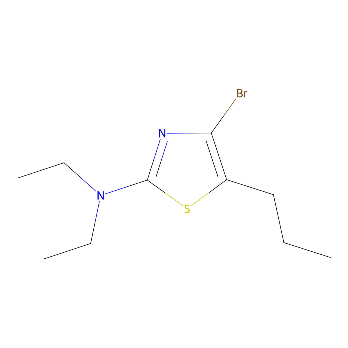 4-Bromo-5-(n-propyl)-2-(diethylamino)thiazole molecular structure, CAS 1643562-89-3