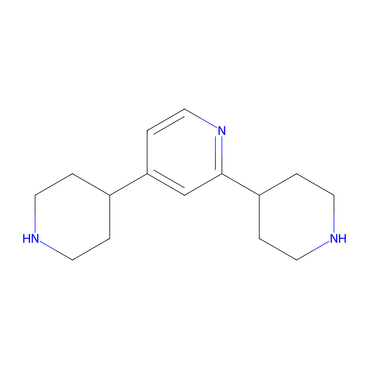 2,4-DI(Piperidin-4-YL)pyridine molecular structure, CAS 1643564-30-0