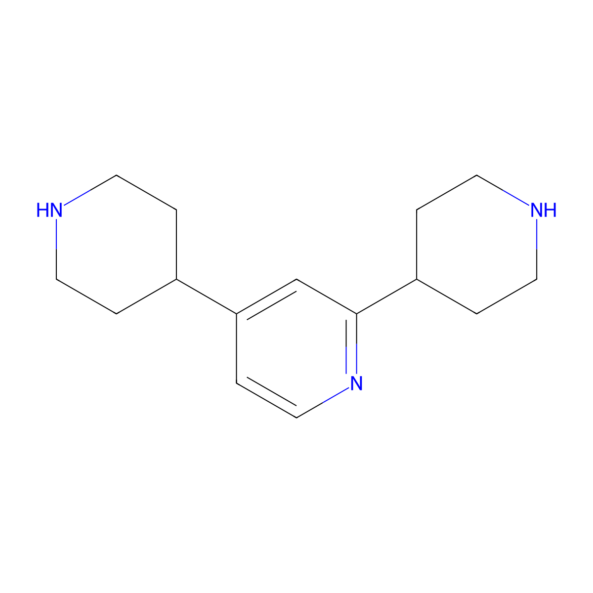 2,4-DI(Piperidin-4-YL)pyridine molecular structure, CAS 1643564-30-0