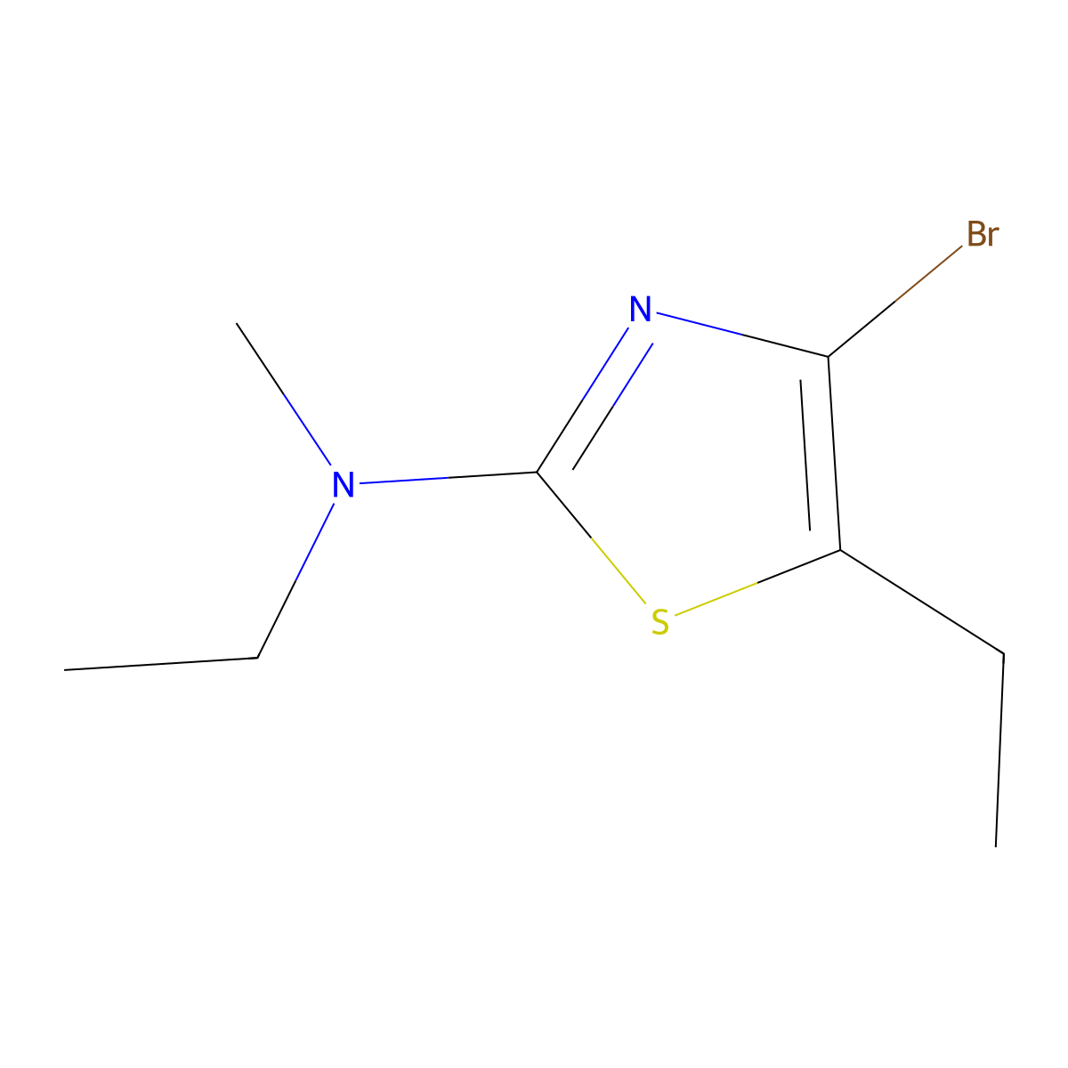 4-Bromo-5-ethyl-2-(methylethylamino)thiazole molecular structure, CAS 1643576-98-0