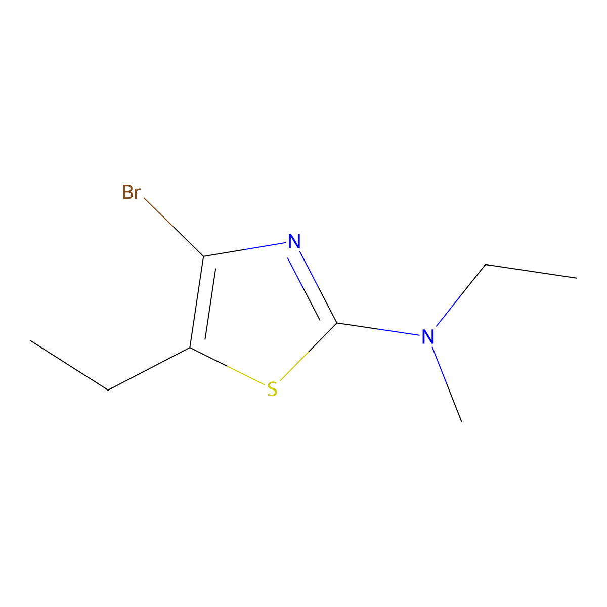 4-Bromo-5-ethyl-2-(methylethylamino)thiazole molecular structure, CAS 1643576-98-0