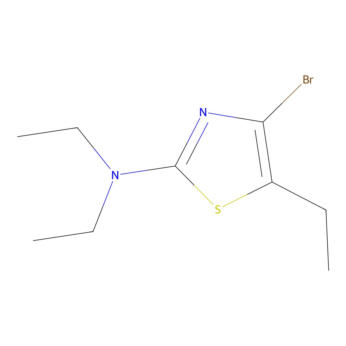 4-Bromo-5-ethyl-2-(diethylamino)thiazole molecular structure, CAS 1643577-08-5