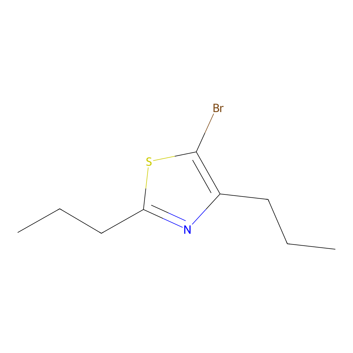 5-Bromo-2,4-[di(n-propyl)]thiazole molecular structure, CAS 1643577-09-6