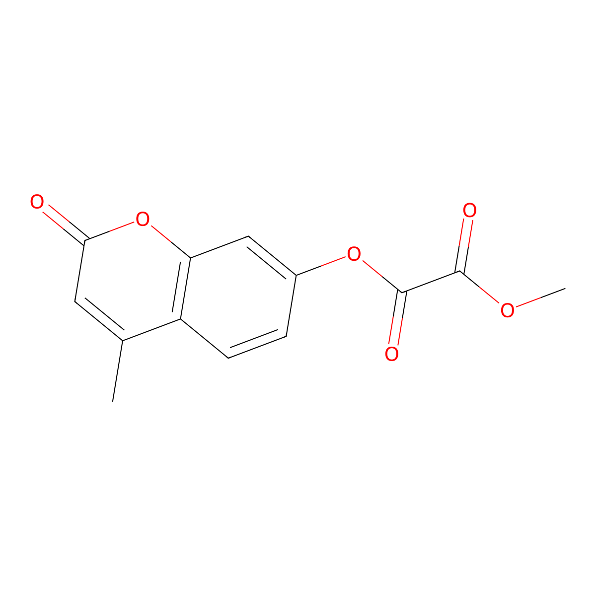 methyl 4-methyl-2-oxo-2H-chromen-7-yl oxalate molecular structure, CAS 1643616-33-4
