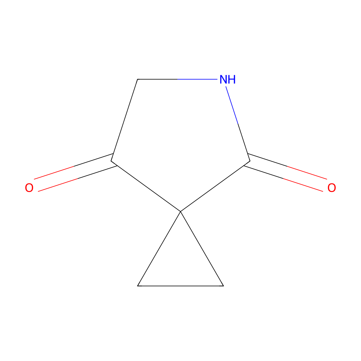 5-Azaspiro[2.4]heptane-4,7-dione molecular structure, CAS 1643666-96-9