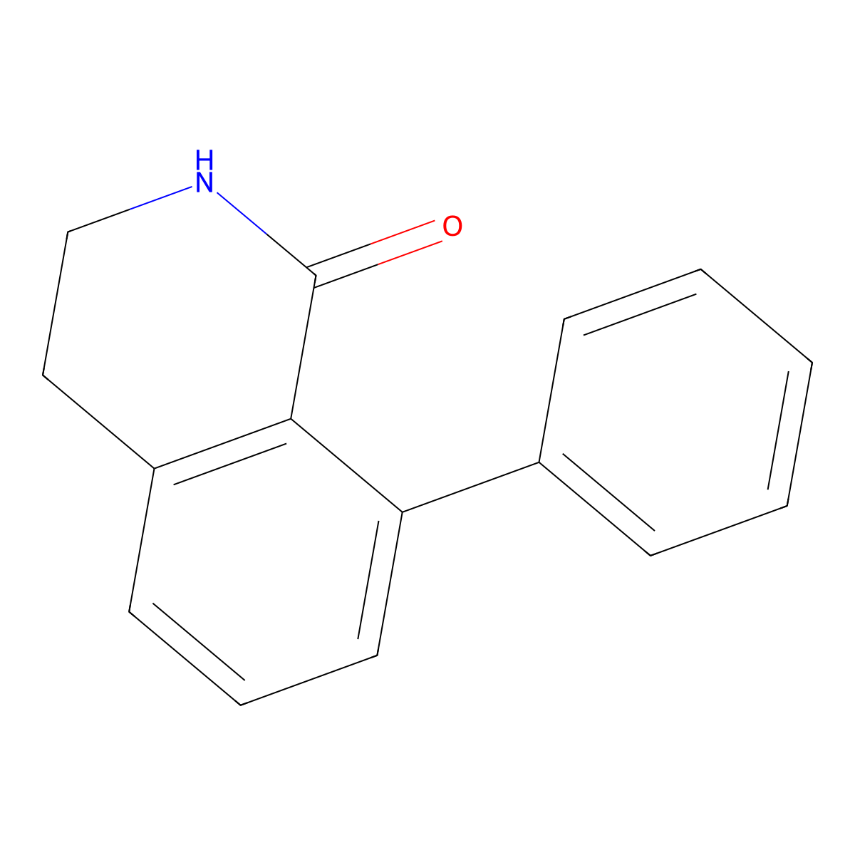 8-Phenyl-3,4-dihydroisoquinolin-1(2H)-one molecular structure, CAS 1643696-56-3