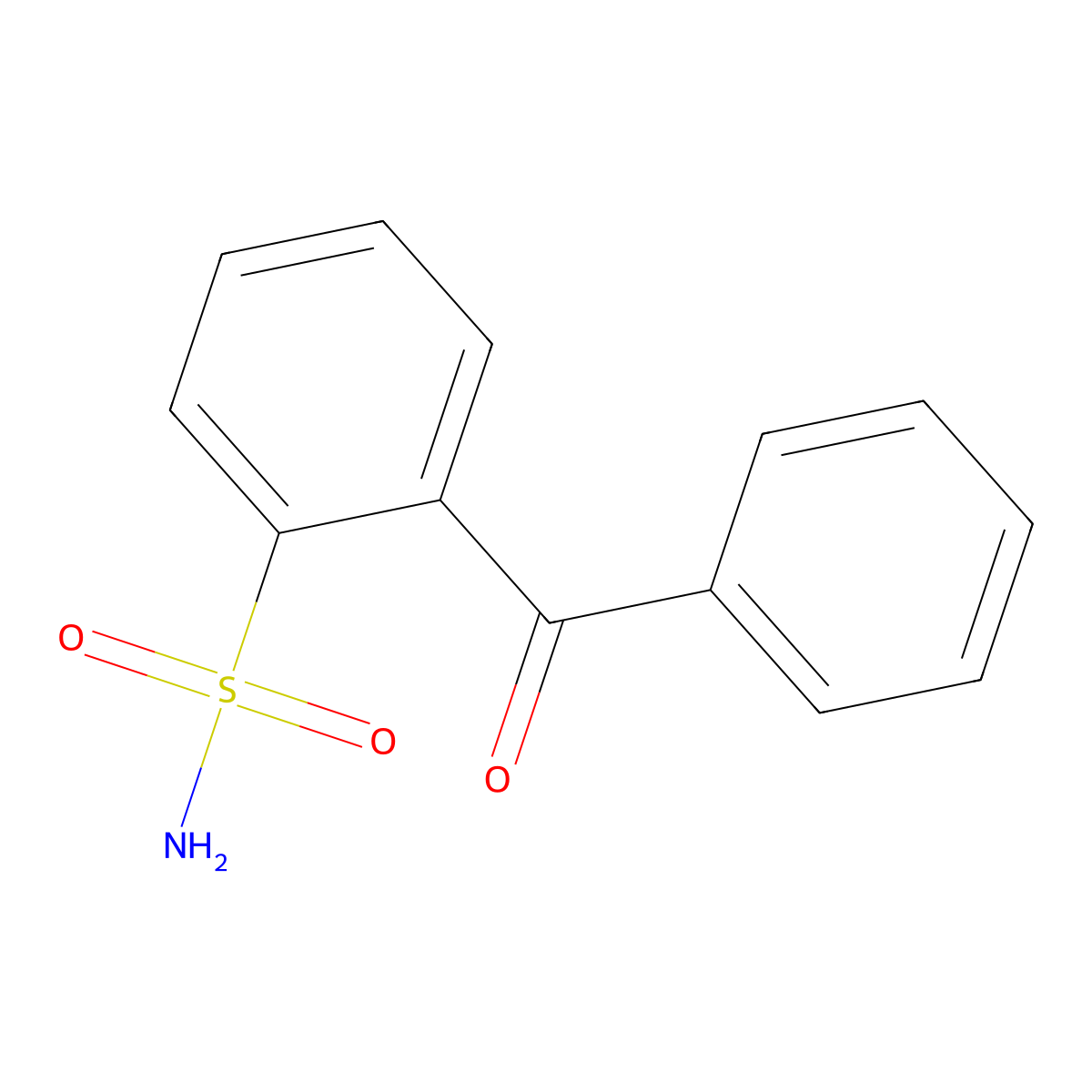 2-Benzoylbenzene-1-sulfonamide molecular structure, CAS 1643775-31-8