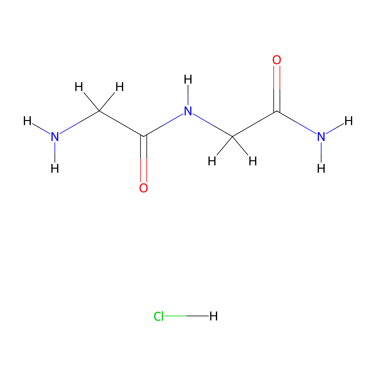 Gly-Gly amide hydrochloride molecular structure, CAS 16438-42-9
