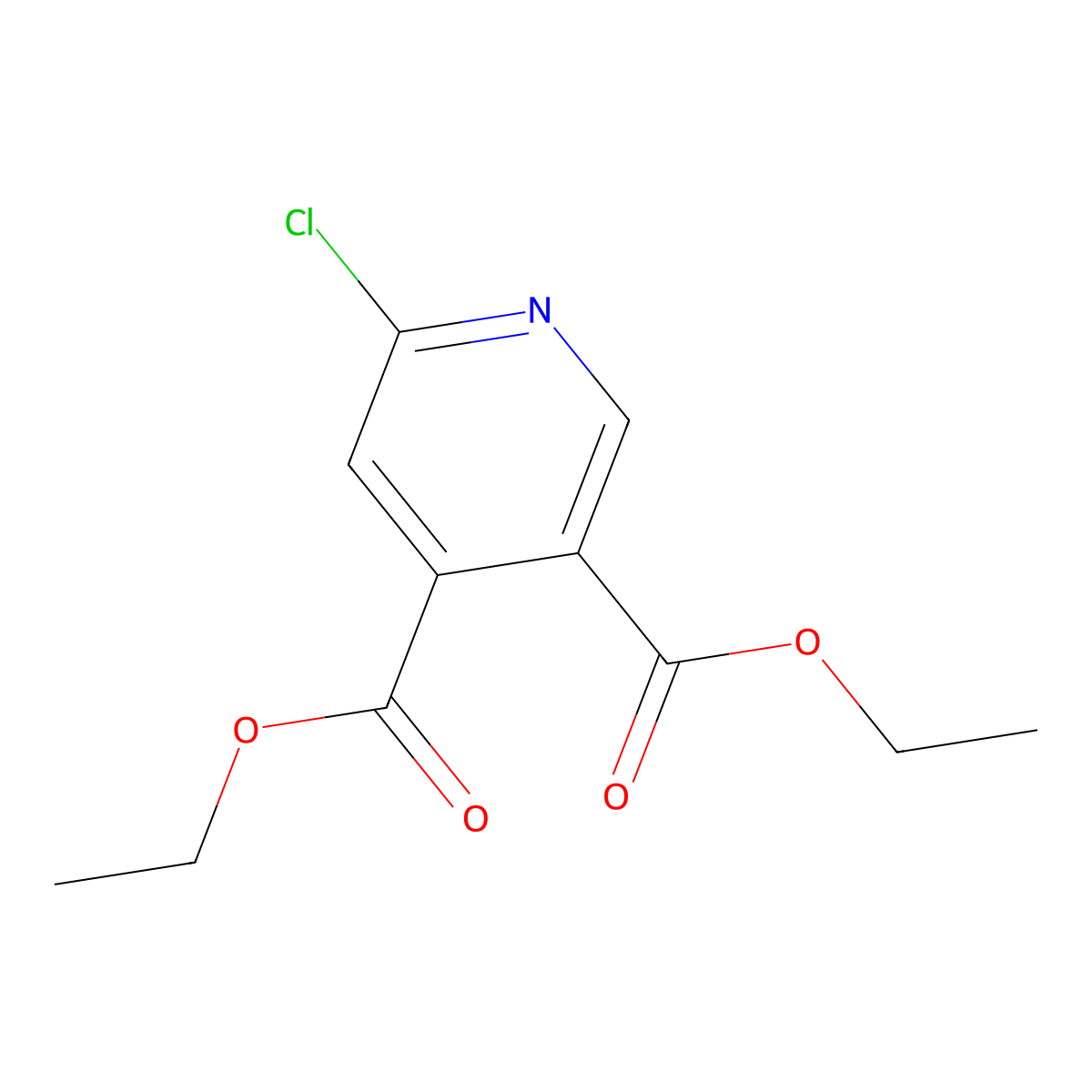 3,4-Diethyl 6-chloropyridine-3,4-dicarboxylate molecular structure, CAS 1643842-62-9