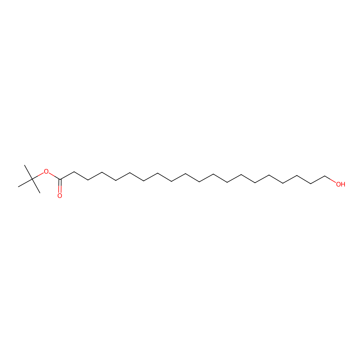 tert-Butyl 20-Hydroxyicosanoate molecular structure, CAS 1643852-32-7
