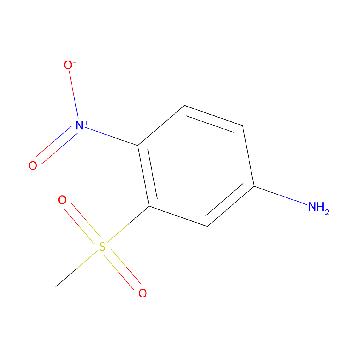3-(Methylsulfonyl)-4-nitroaniline molecular structure, CAS 1643965-18-7