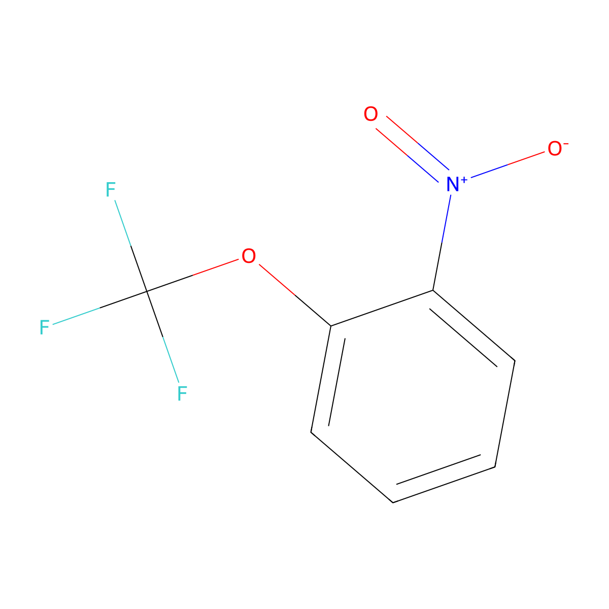 1-Nitro-2-(trifluoromethoxy)benzene molecular structure, CAS 1644-88-8