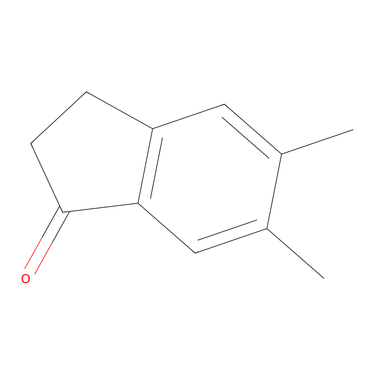 5,6-Dimethyl-1-indanone molecular structure, CAS 16440-97-4
