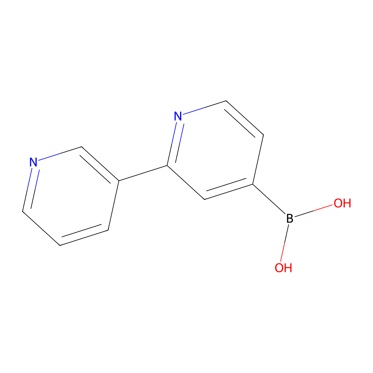 [2,3'-Bipyridin]-4-ylboronic acid molecular structure, CAS 1644060-45-6