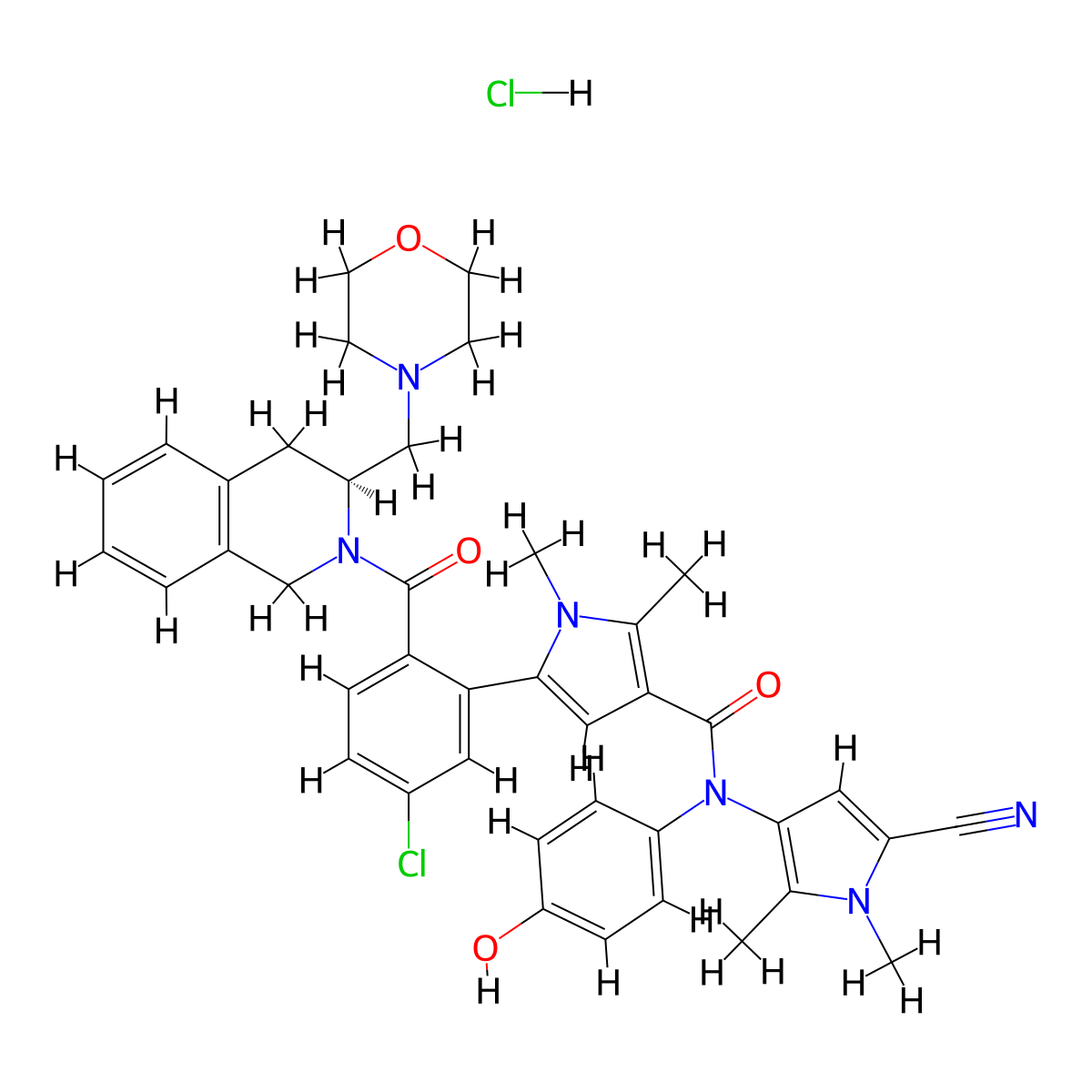 S65487 hydrochloride molecular structure, CAS 1644543-95-2