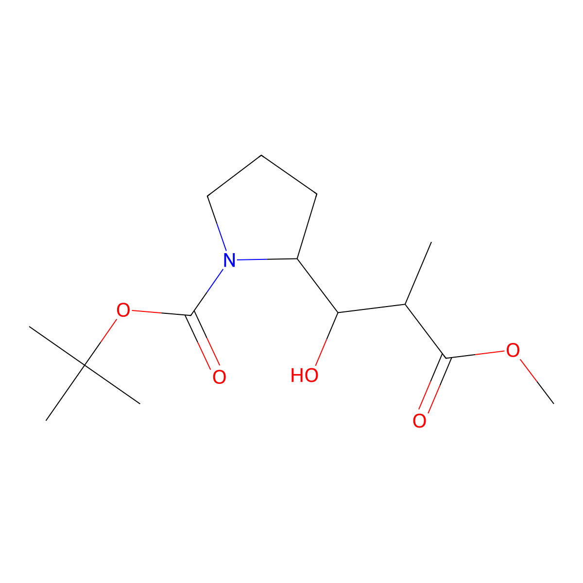 N-Boc-dolaproine-methyl molecular structure, CAS 164456-57-9
