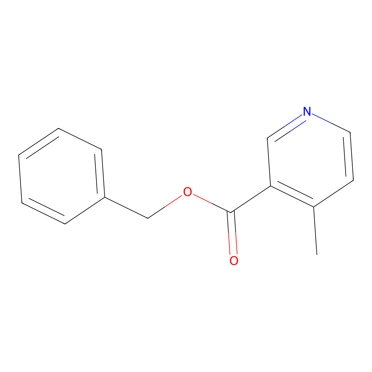 Benzyl 4-methylnicotinate molecular structure, CAS 164464-66-8