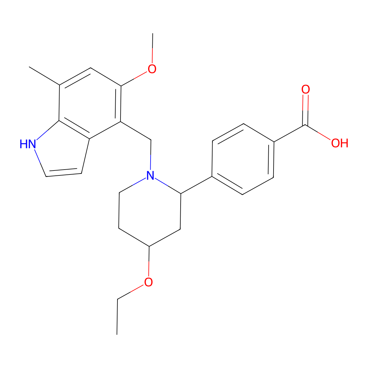 Iptacopan molecular structure, CAS 1644670-37-0
