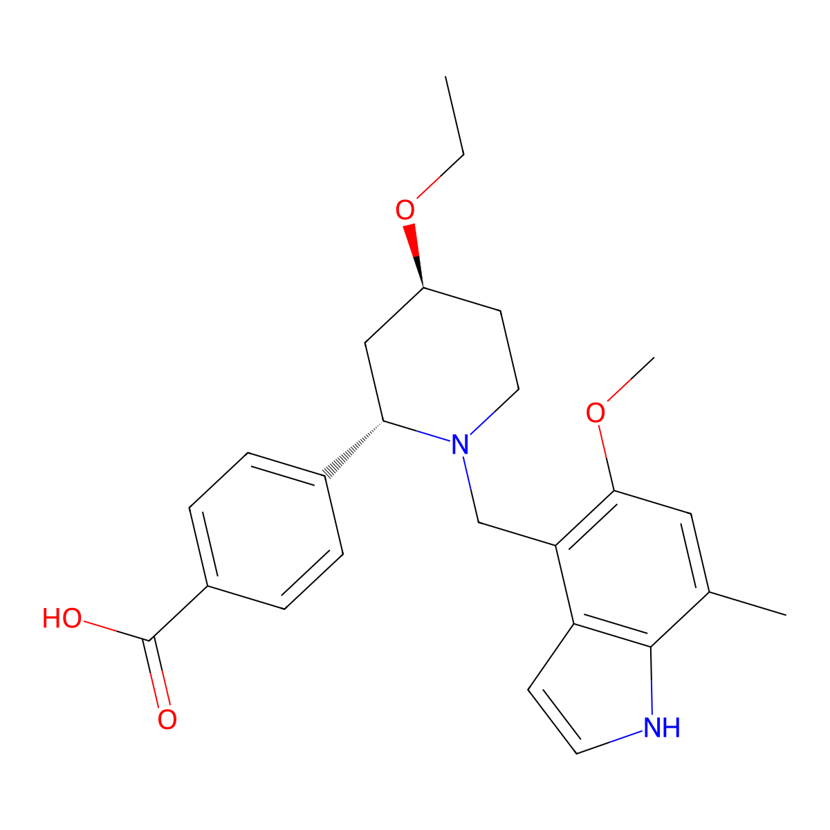 Iptacopan molecular structure, CAS 1644670-37-0