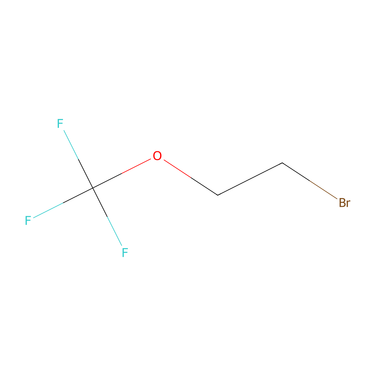 1-Bromo-2-(trifluoromethoxy)ethane molecular structure, CAS 1645-93-8