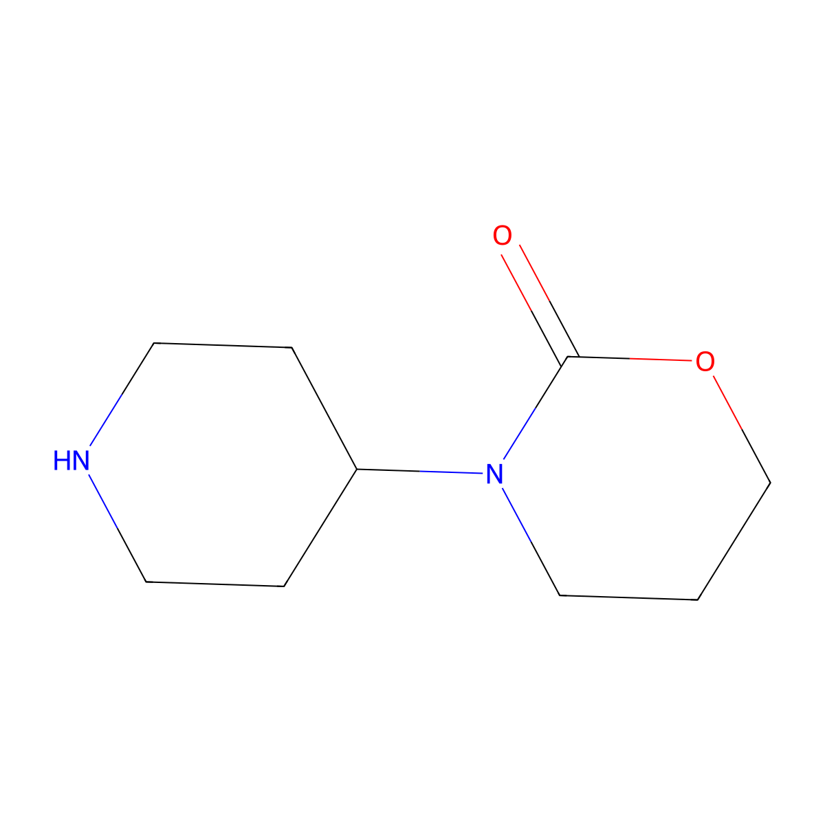 3-(Piperidin-4-yl)-1,3-oxazinan-2-one molecular structure, CAS 164518-99-4