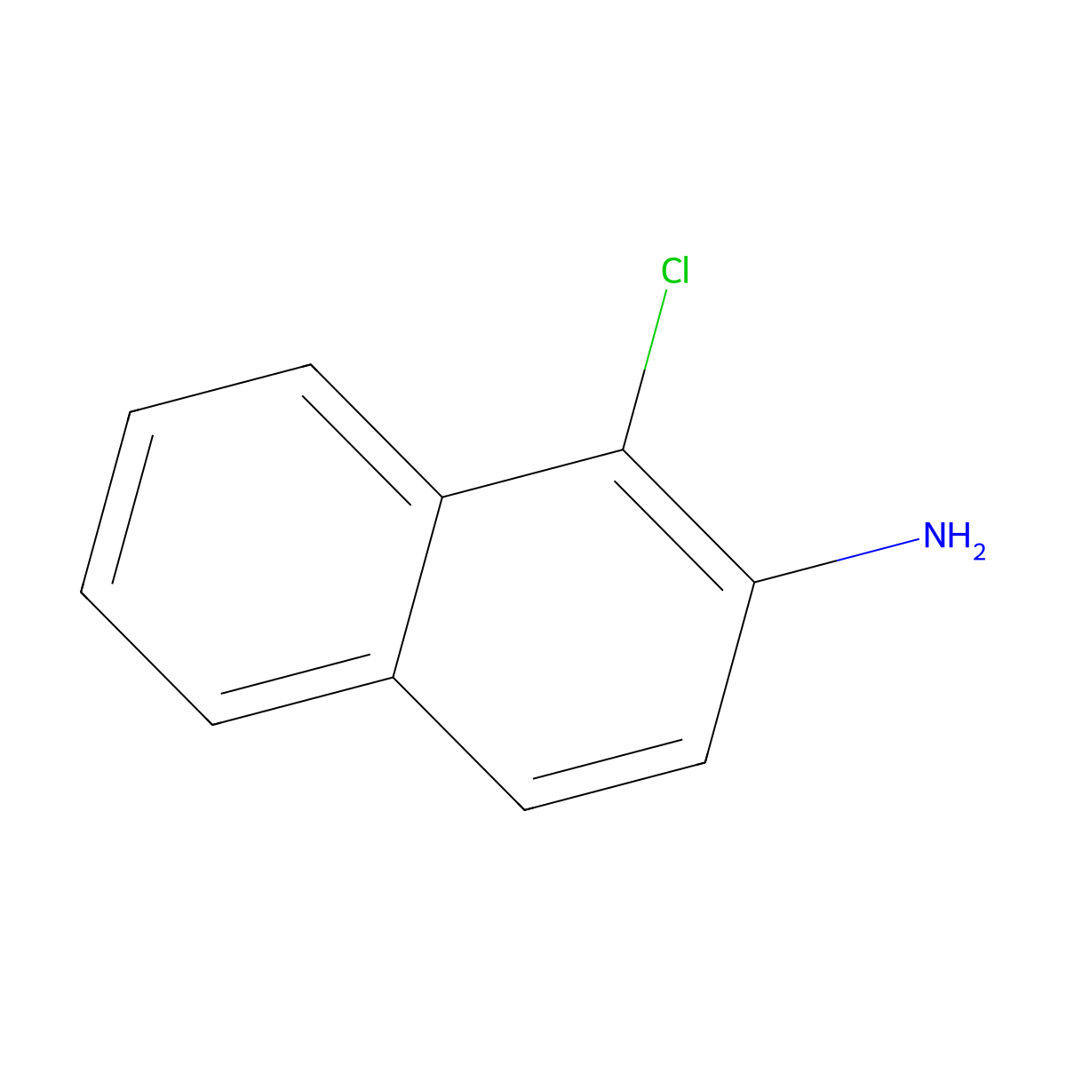 1-Chloro-naphthalen-2-ylamine molecular structure, CAS 16452-11-2