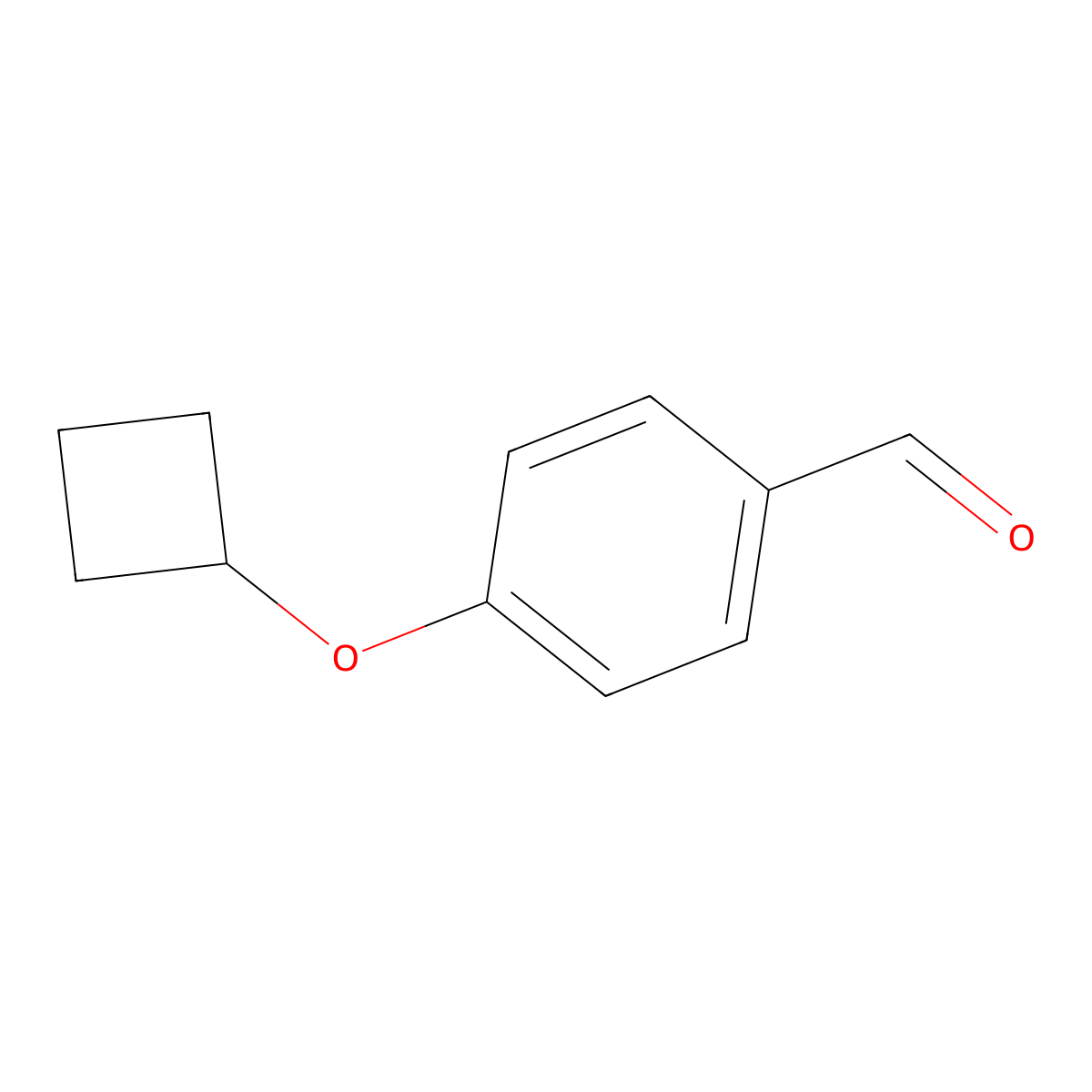 4-Cyclobutoxybenzaldehyde molecular structure, CAS 164520-97-2