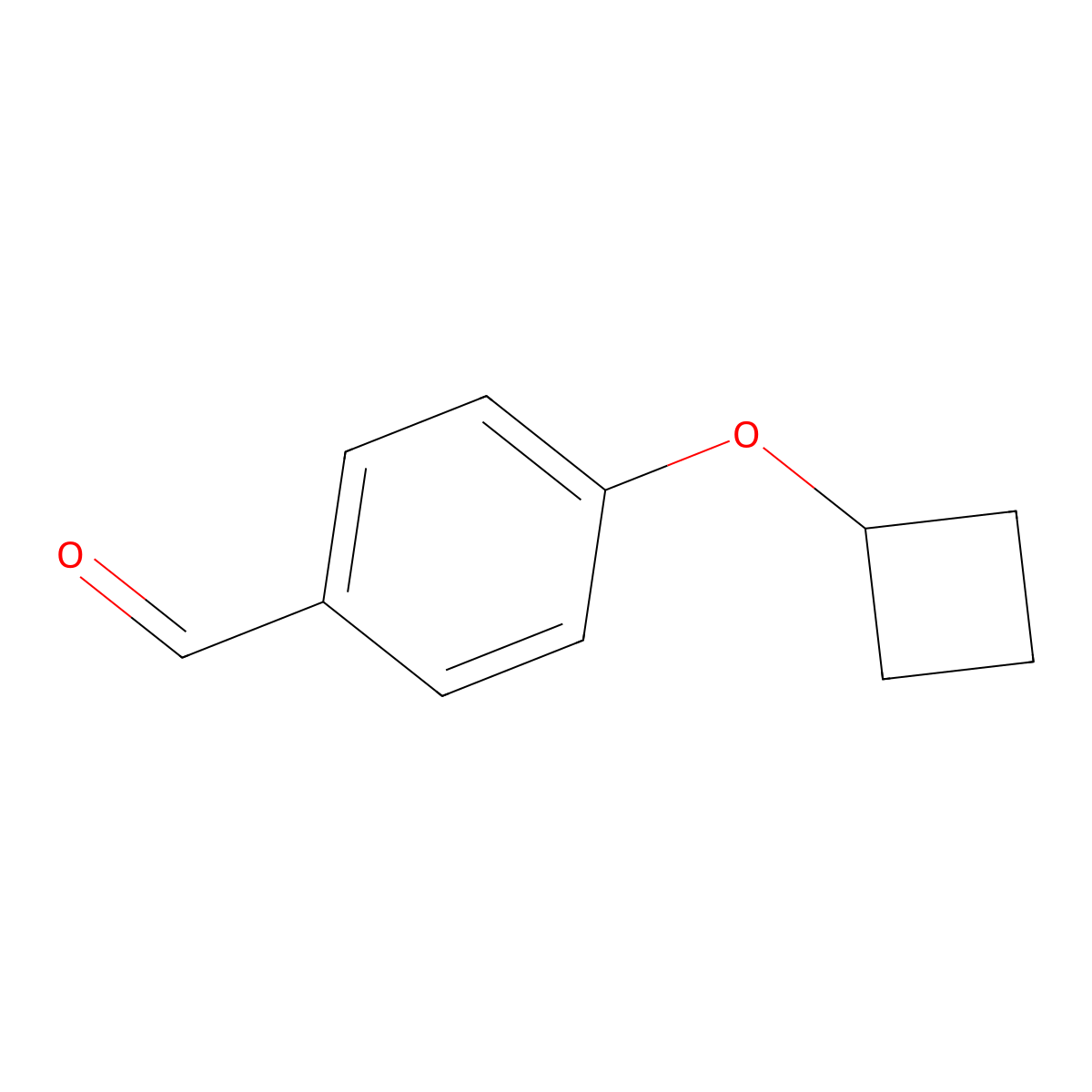 4-Cyclobutoxybenzaldehyde molecular structure, CAS 164520-97-2