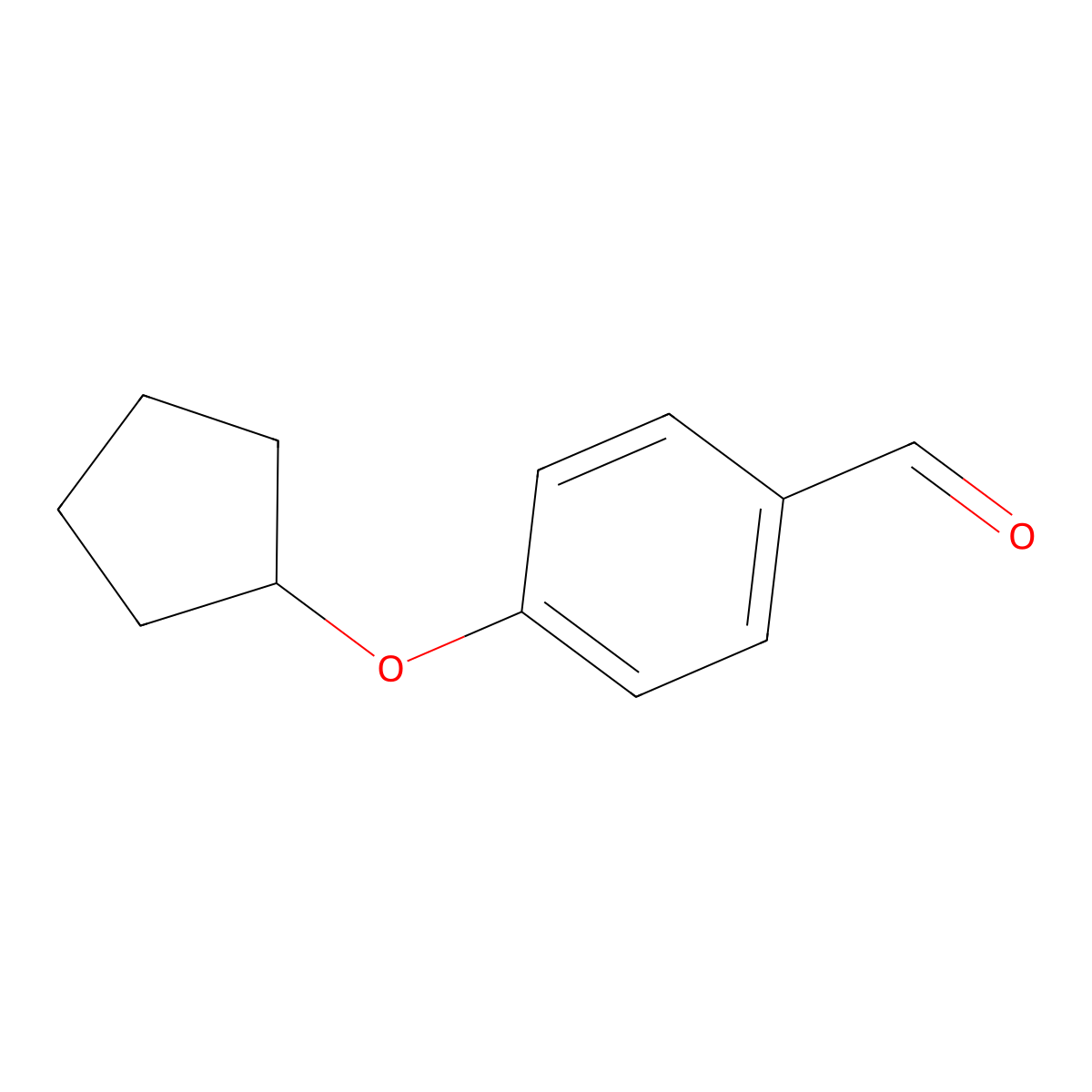4-(Cyclopentyloxy)benzaldehyde molecular structure, CAS 164520-98-3