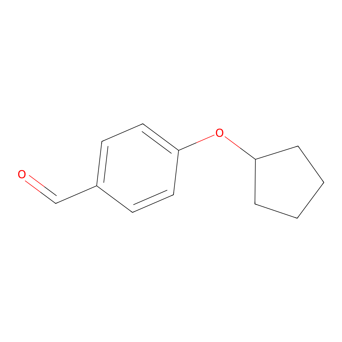 4-(Cyclopentyloxy)benzaldehyde molecular structure, CAS 164520-98-3