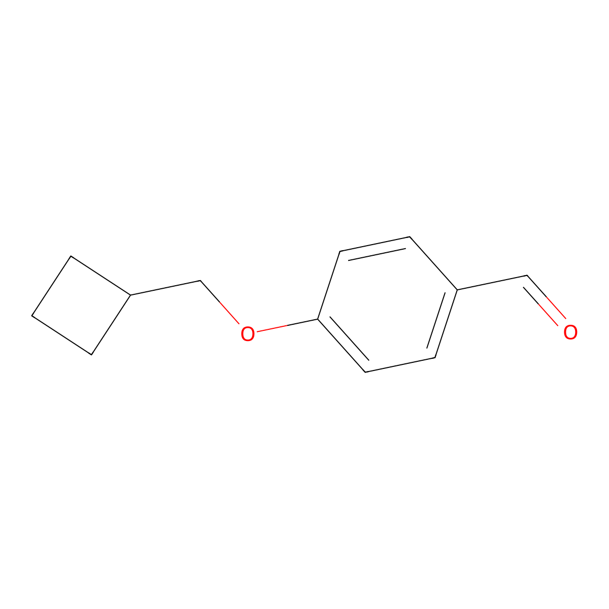 4-(Cyclobutylmethoxy)benzaldehyde molecular structure, CAS 164521-00-0
