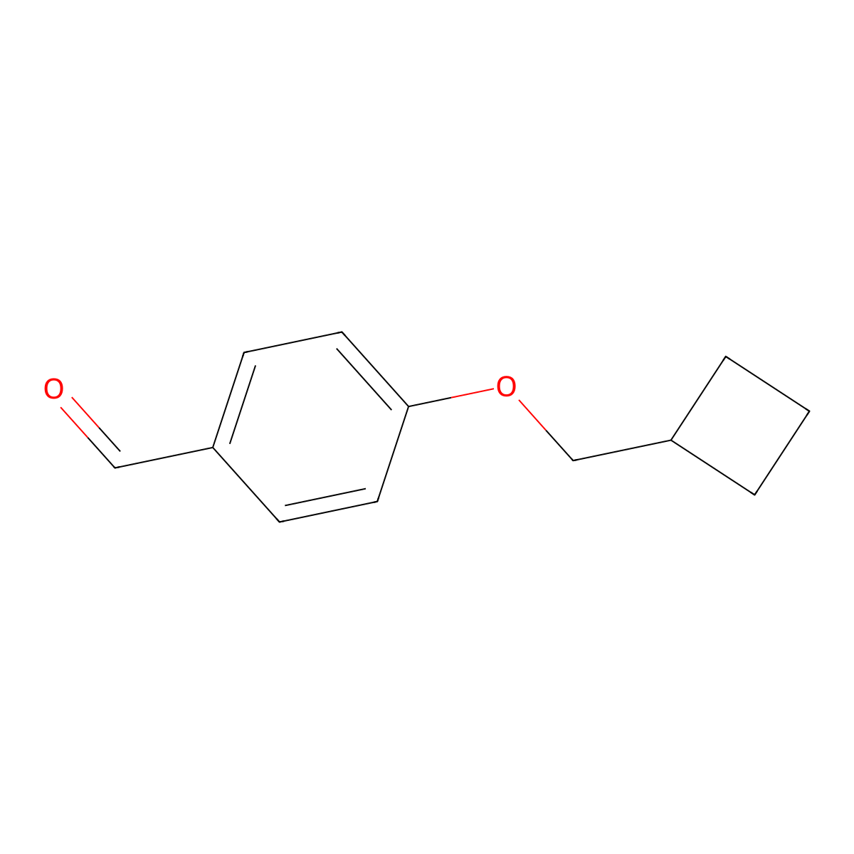 4-(Cyclobutylmethoxy)benzaldehyde molecular structure, CAS 164521-00-0