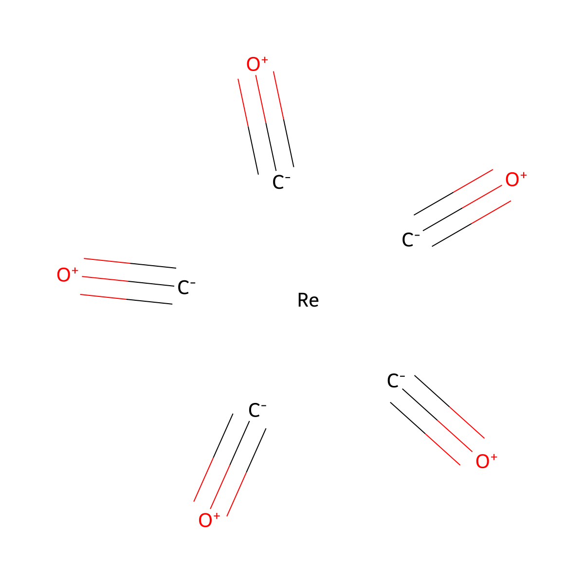 Rhenium, pentacarbonylhydro- molecular structure, CAS 16457-30-0