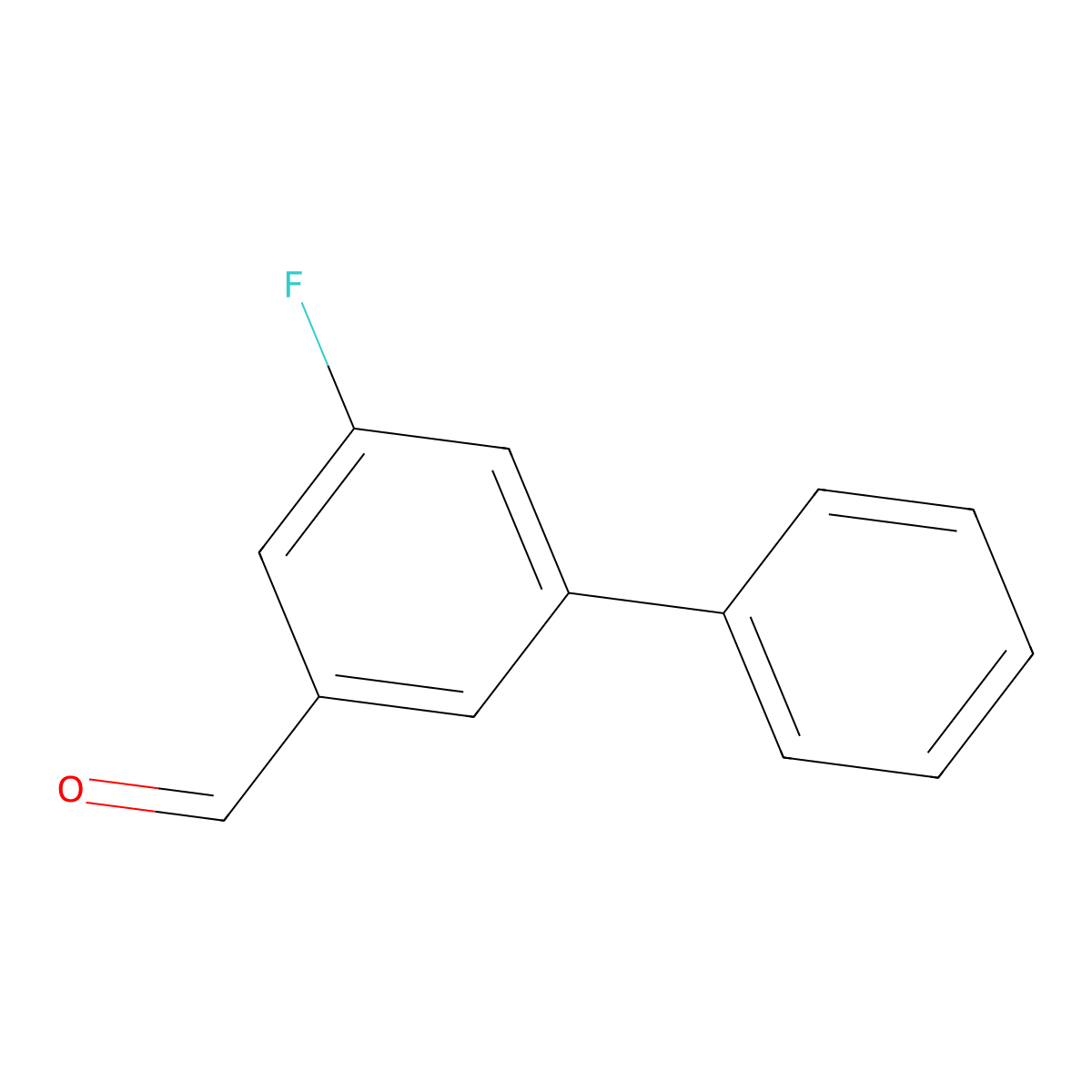 3-Fluoro-5-phenylbenzaldehyde molecular structure, CAS 1645949-36-5