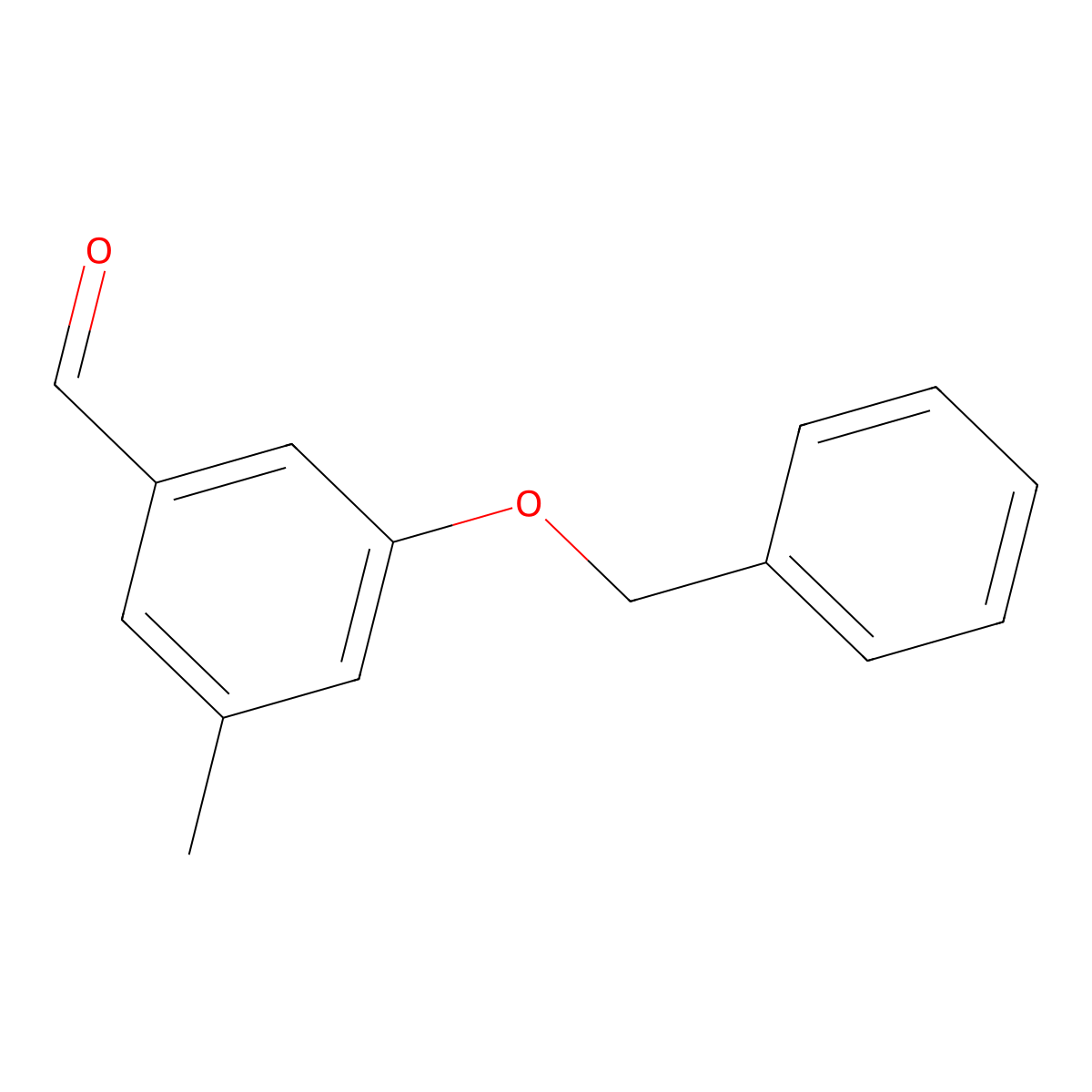 3-(Benzyloxy)-5-methylbenzaldehyde molecular structure, CAS 1645954-91-1