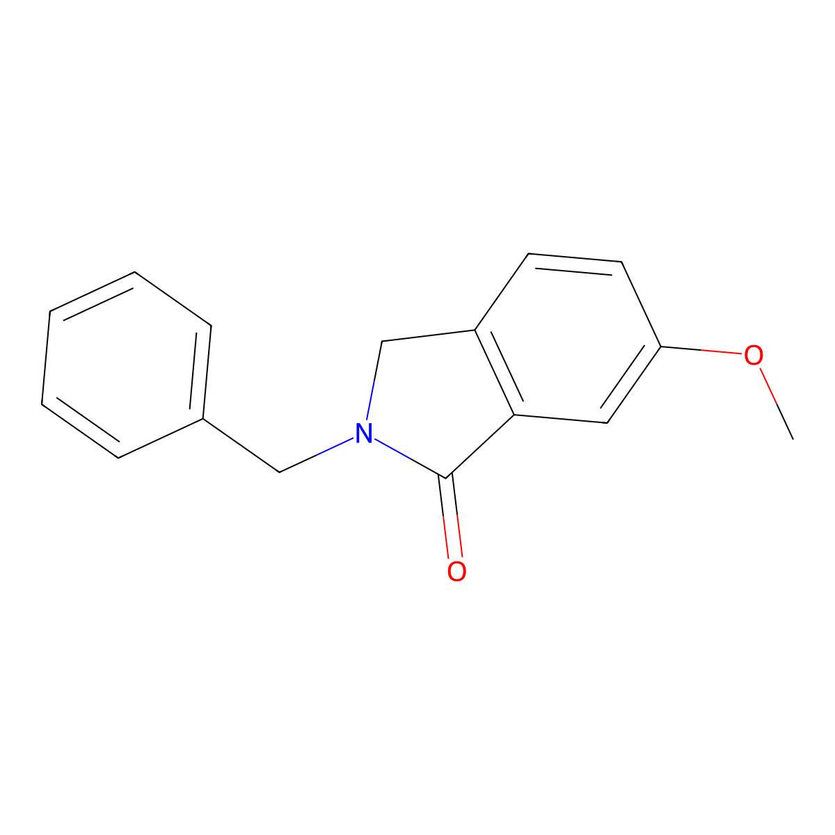 2-Benzyl-6-methoxyisoindolin-1-one molecular structure, CAS 1646146-99-7